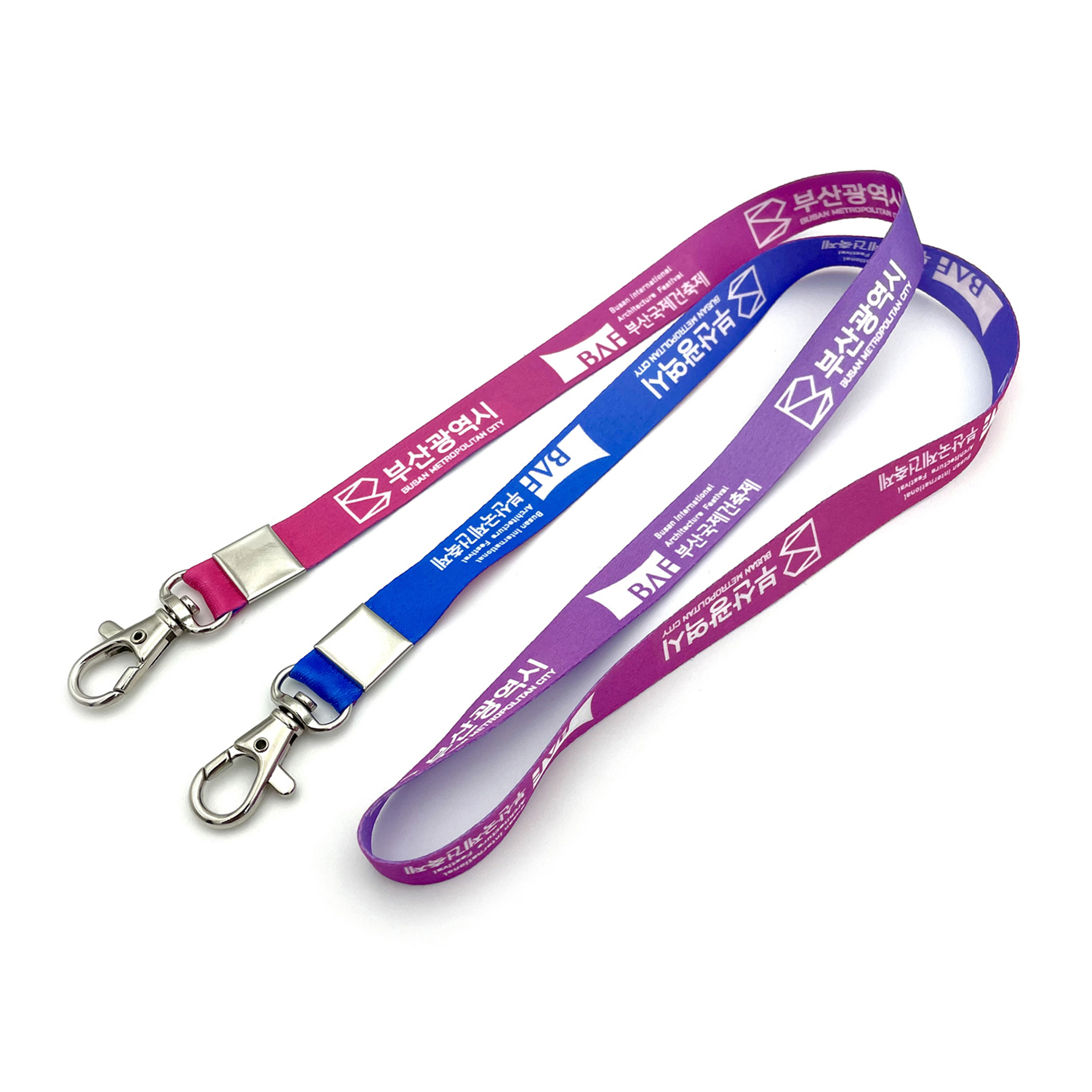풀컬러인쇄 명찰 목걸이 #3-1 (15mm) - 그라데이션
