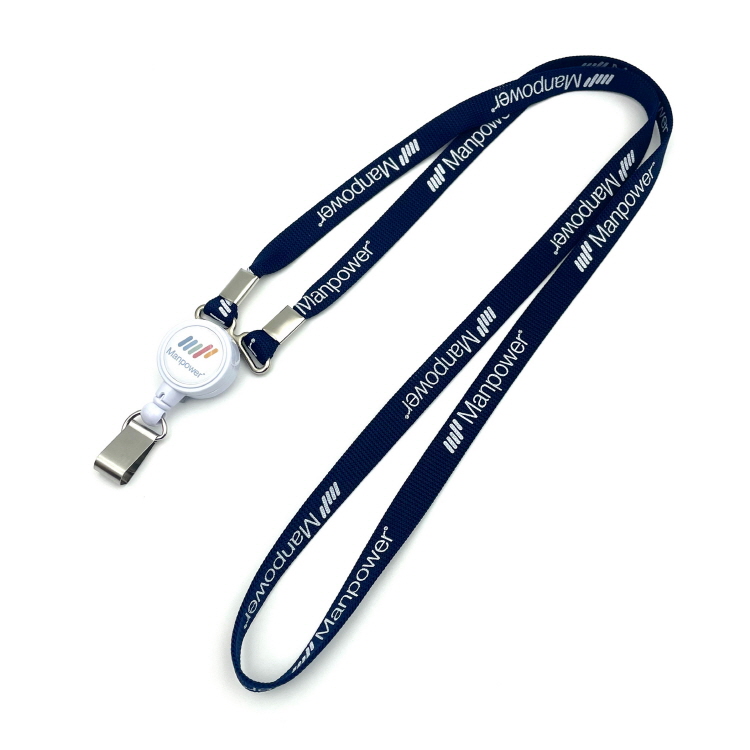 사원증 릴홀더 A형 목걸이 묶음판매(10mm 단색)