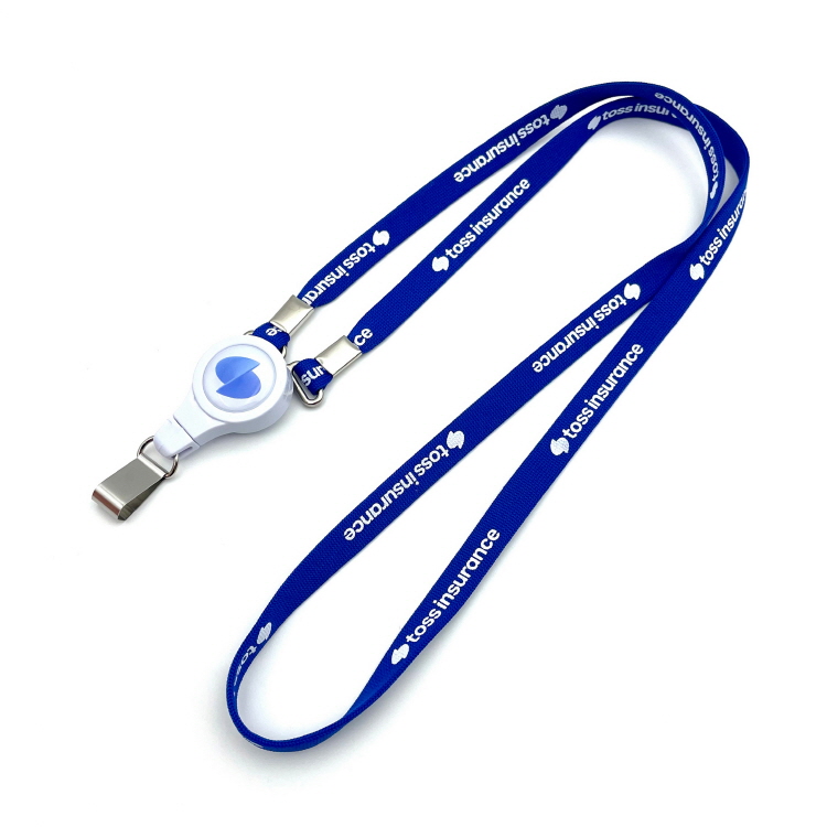 사원증 릴홀더 D형 목걸이 묶음판매(10mm 단색)