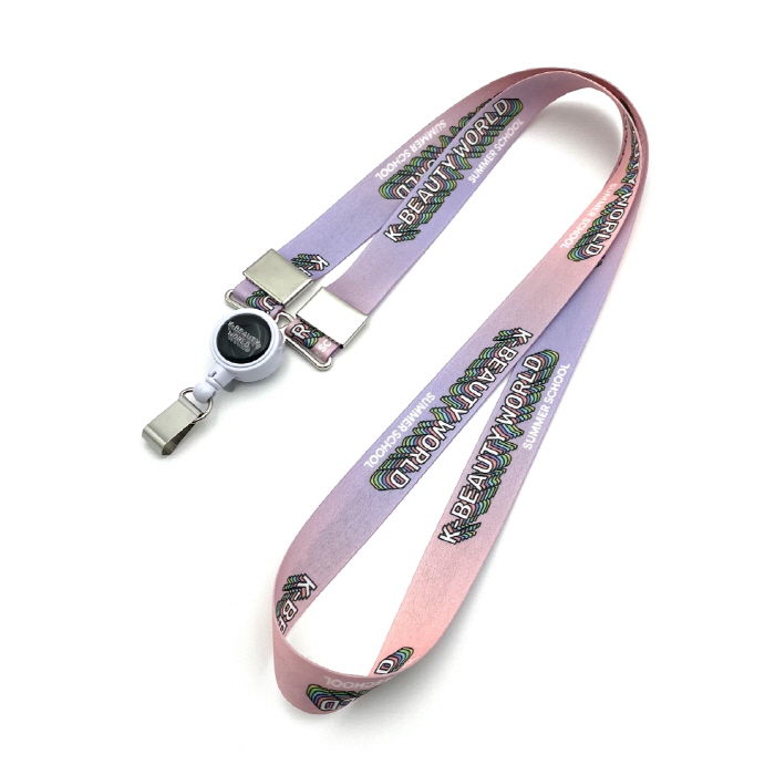 풀컬러인쇄 릴홀더 목걸이 (넓은줄 20mm)