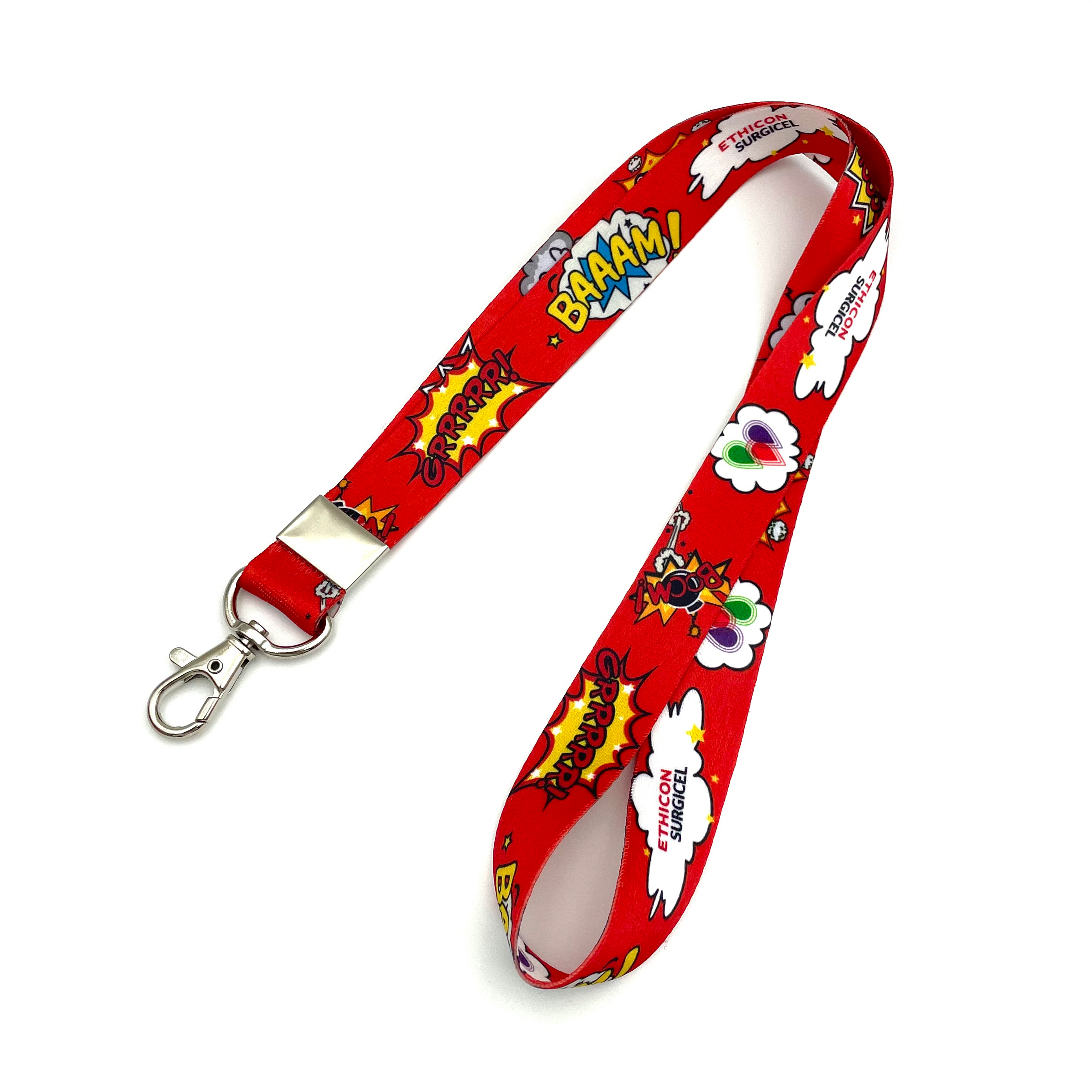 캐릭터 디자인 명찰목걸이 (20mm 한쪽마감)