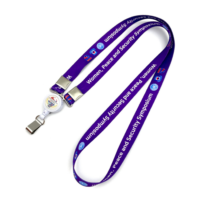 군부대 사원증 릴홀더 목걸이 (넓은줄 15mm)