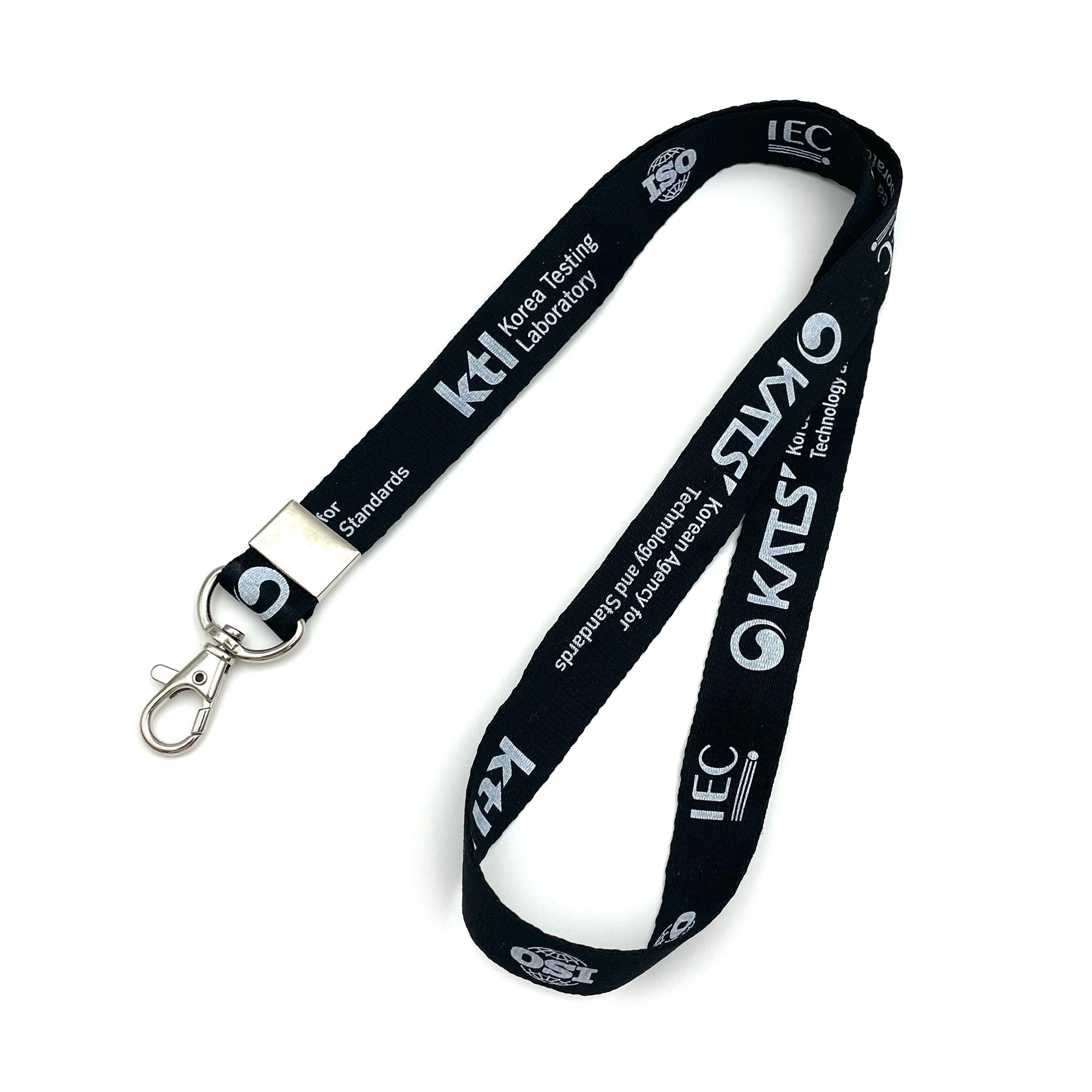 한쪽마감 명찰목걸이 (20mm 단색)