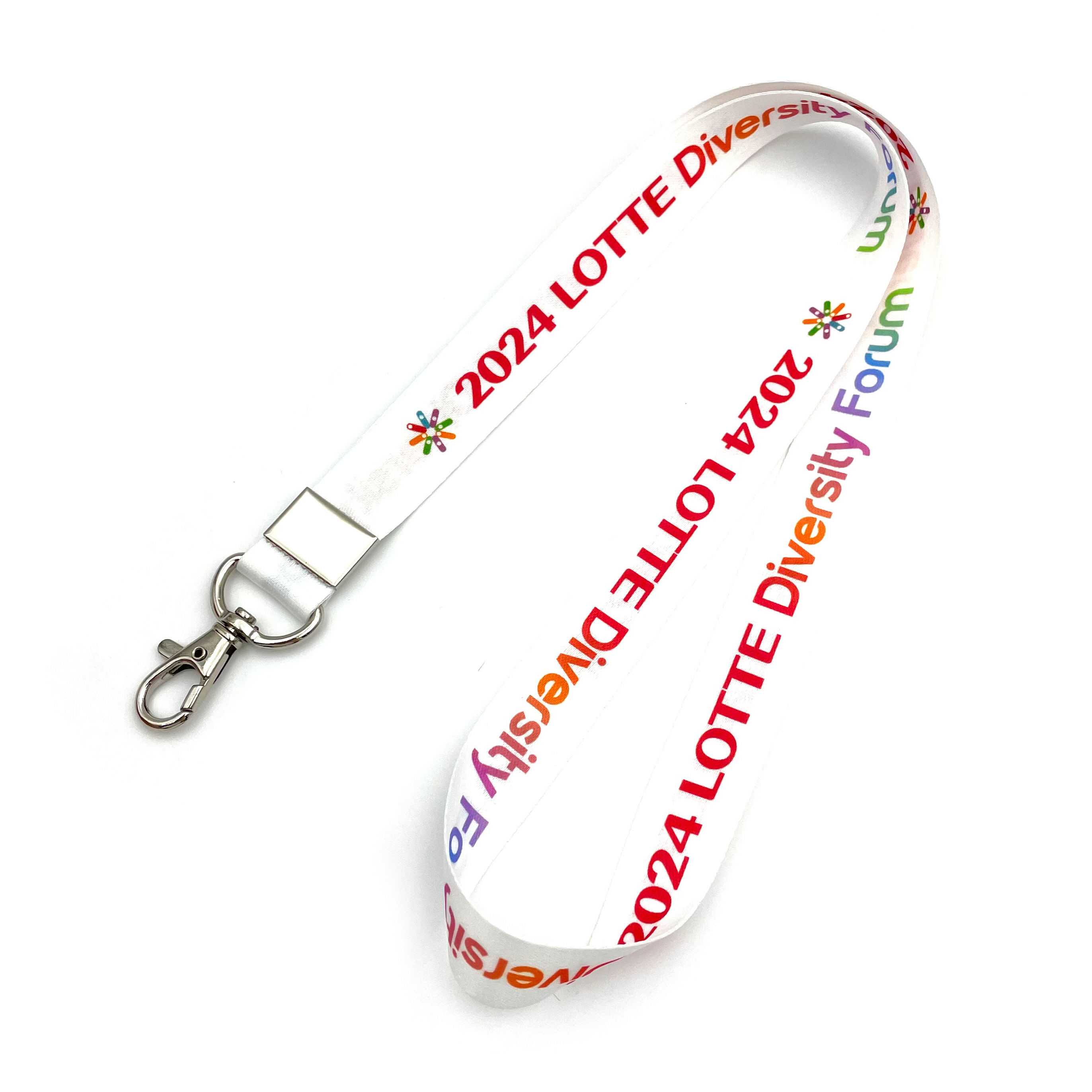 한쪽마감 풀컬러인쇄 명찰목걸이 (넓은줄 20mm)