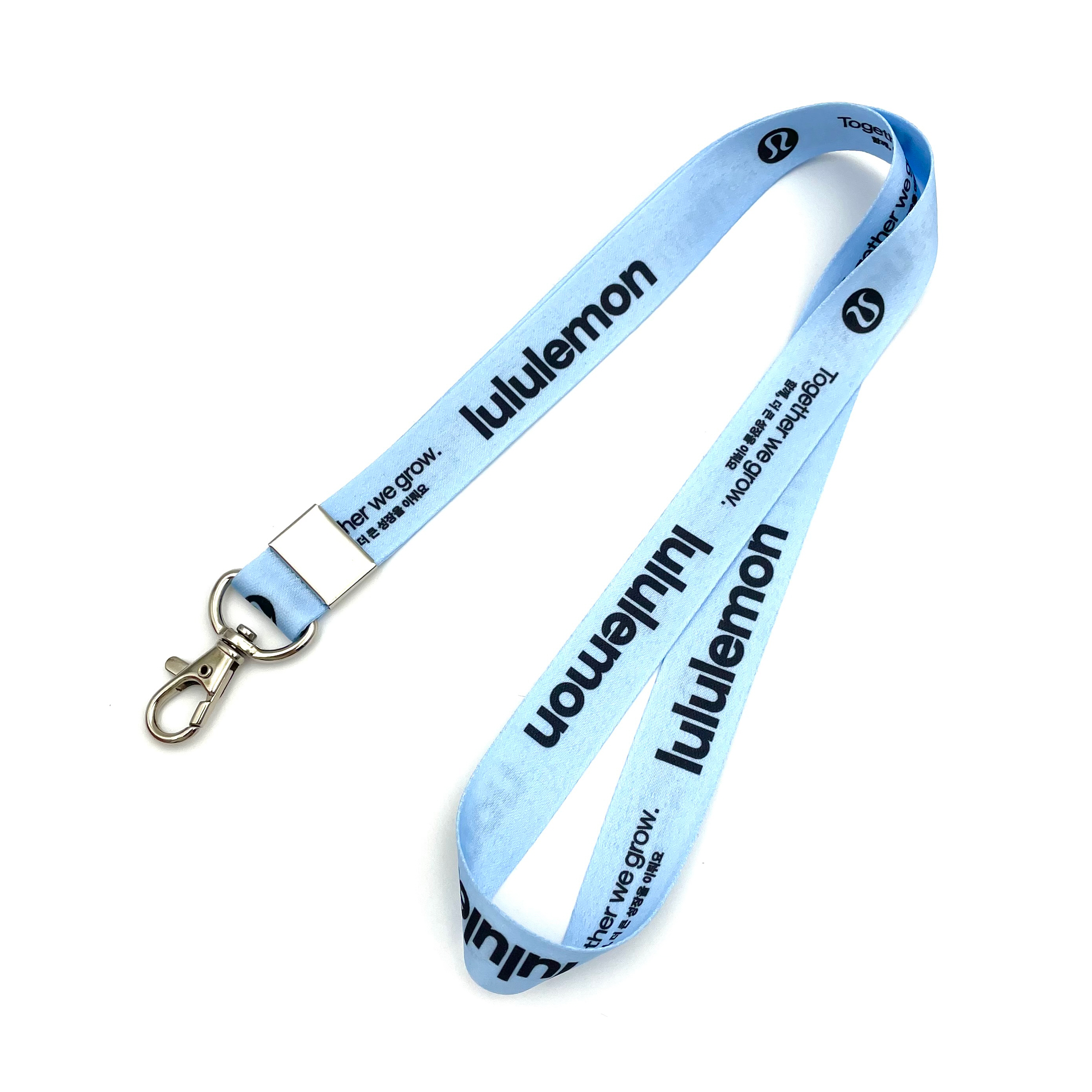 한쪽마감 풀컬러인쇄 명찰목걸이 (넓은줄 20mm)