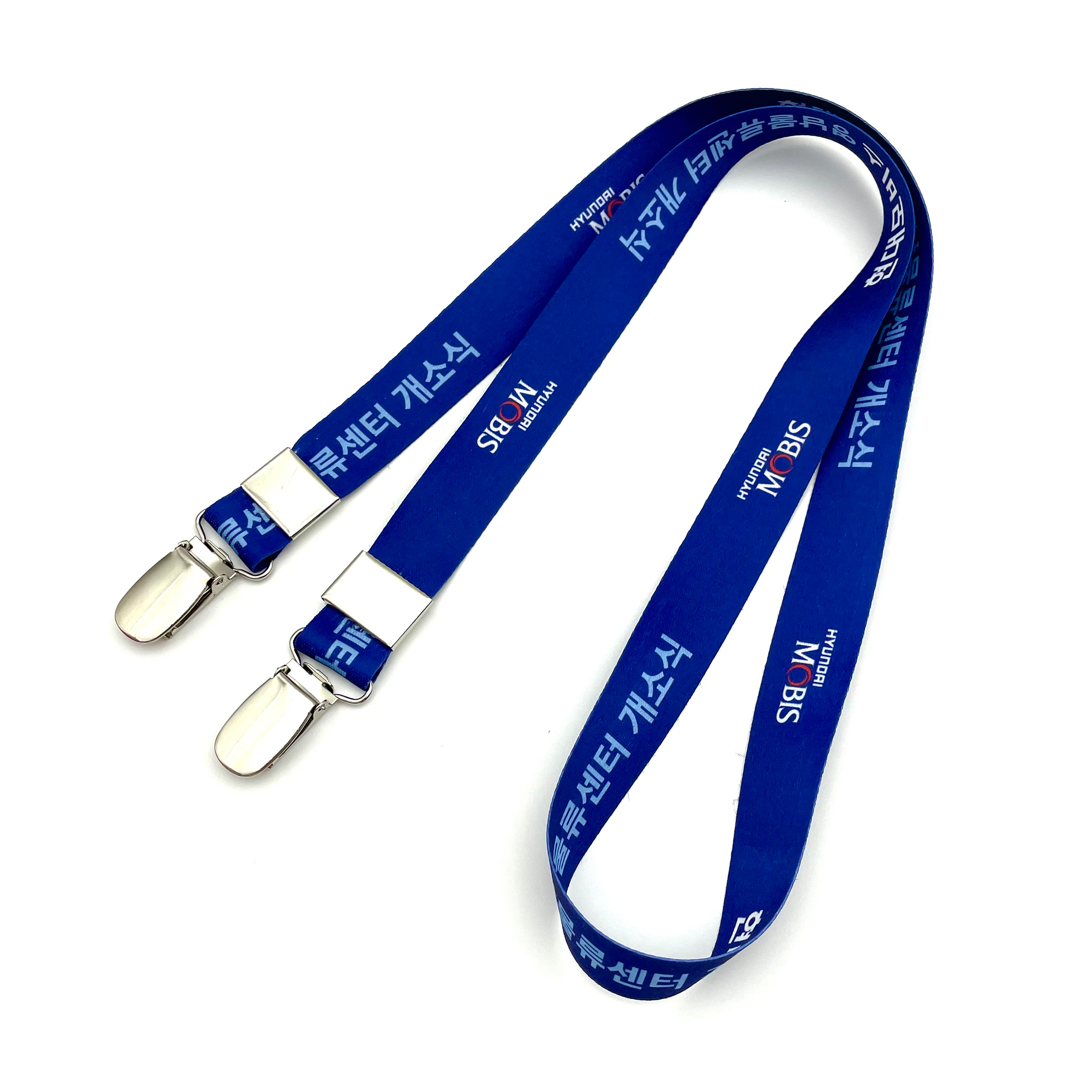 집게형 풀컬러인쇄 명찰목걸이 (넓은줄 20mm)