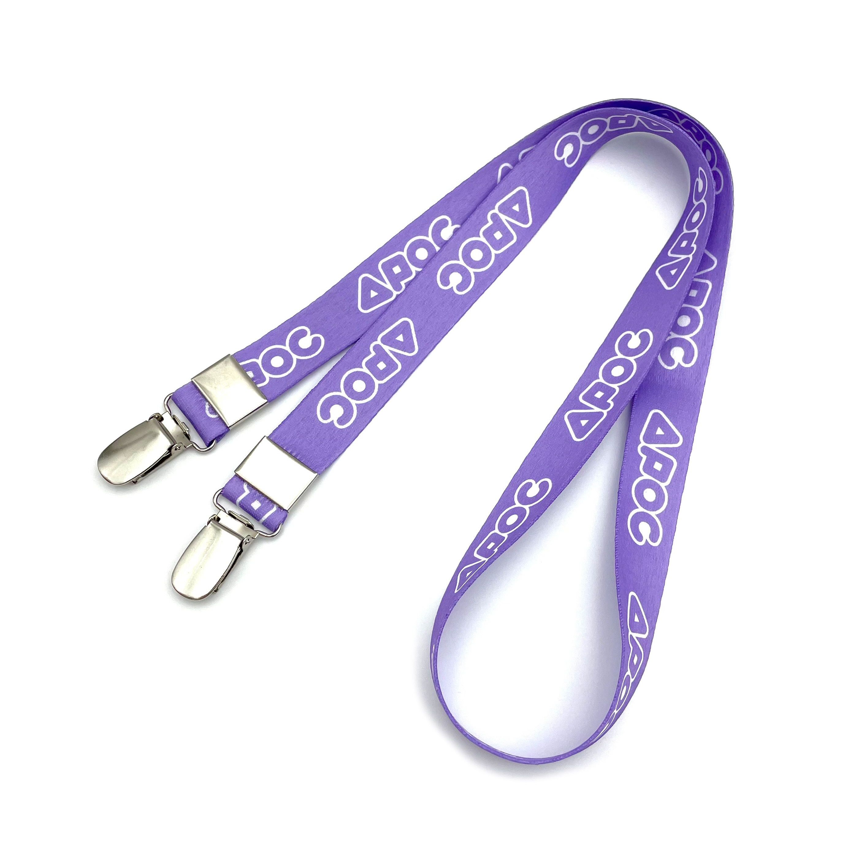 집게형 풀컬러인쇄 명찰목걸이 (넓은줄 20mm)