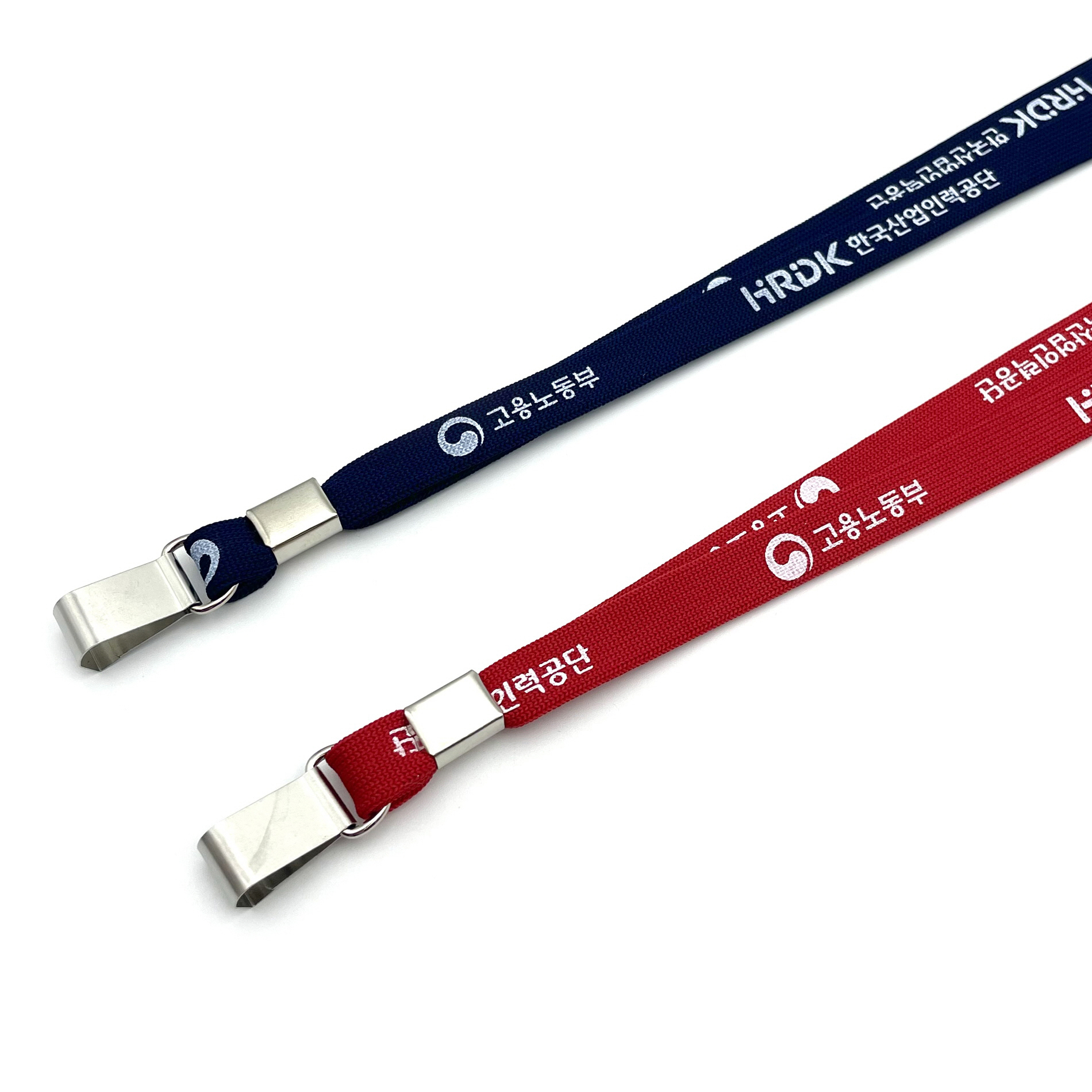 클립형 사원증 목걸이 (10mm + 단색인쇄)