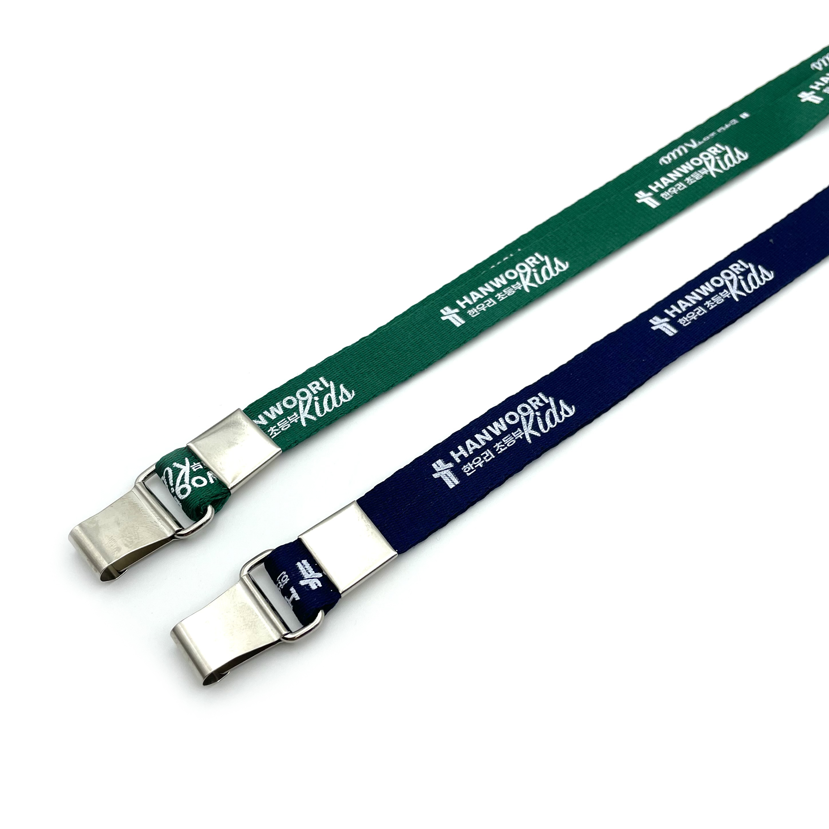 클립형 사원증 목걸이 (15mm + 단색인쇄)