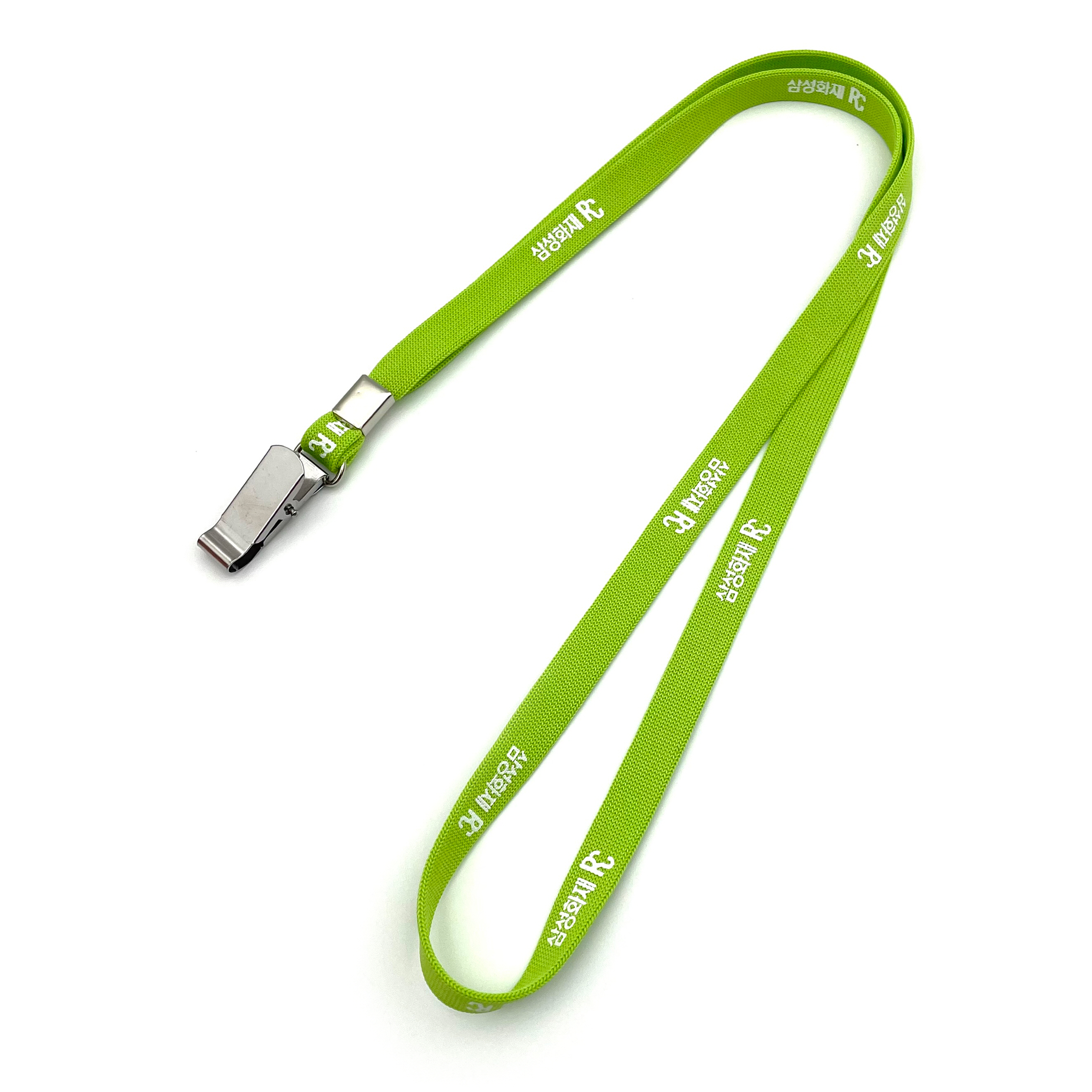 공무집게 사원증목걸이 (10mm 단색)